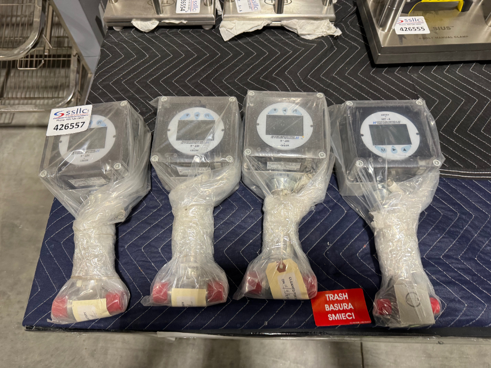 Image of Unused Hoffer Flow Controls HIT-4 Flow Meters - Quantity 4